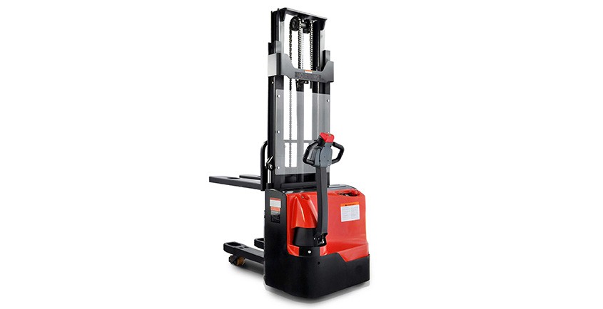 giá xe nâng tay cao HANGCHA Trung Quốc Electric stacker with double pallet(0.8t,1.0t,1.2t)