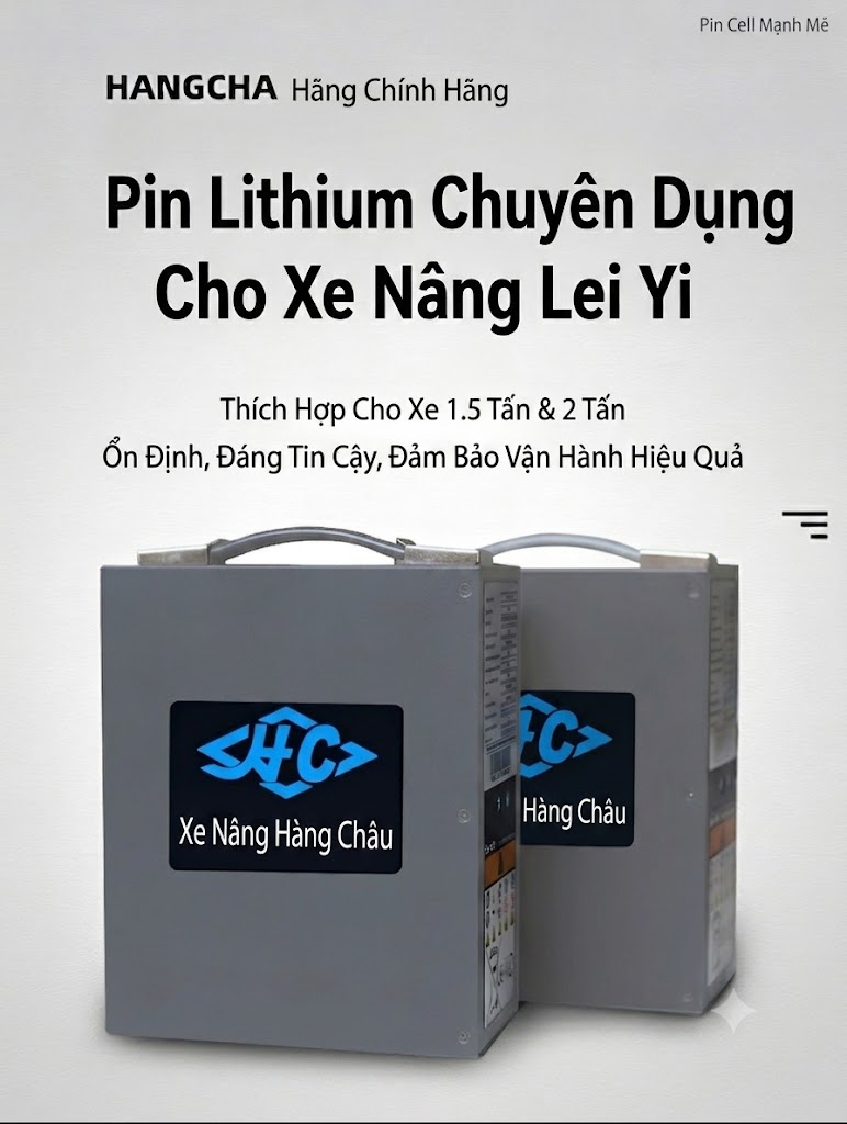 Ắc quy xe nâng Hangcha 48V15Ah