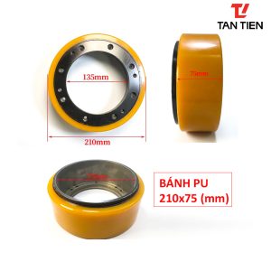Bánh PU xe nâng Noblelift 210x75