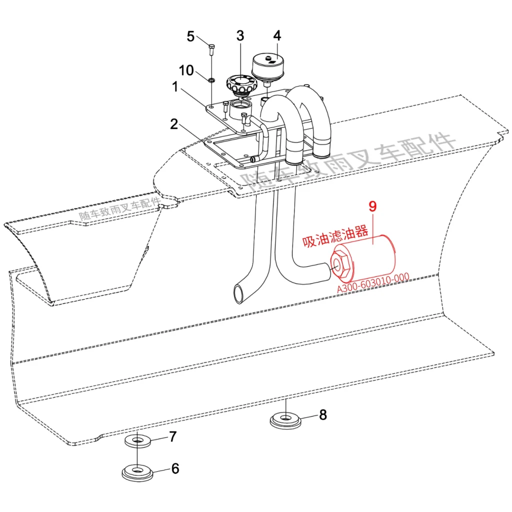 Lọc hút dầu thủy lực A300-603010-000