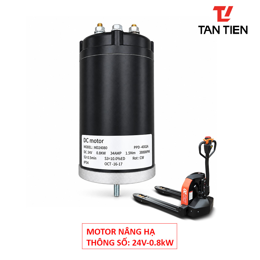 Motor nâng thủy lực xe nâng 24V-0.8kW