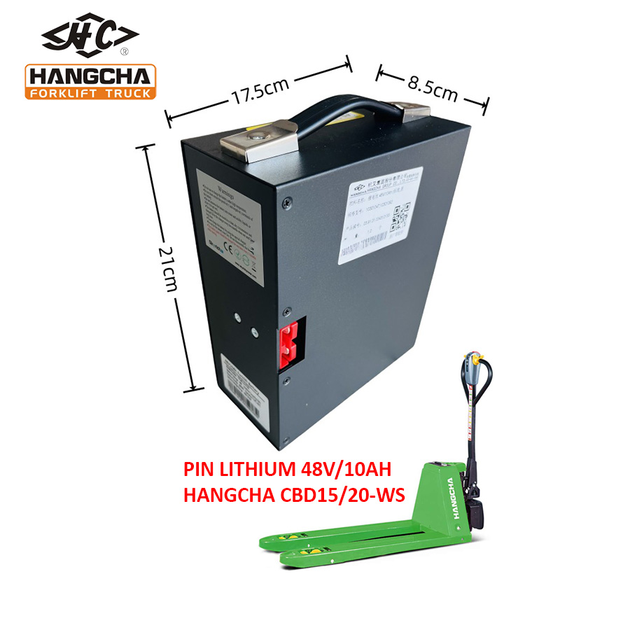 Pin Lithium 48V10Ah xe nâng Hangcha